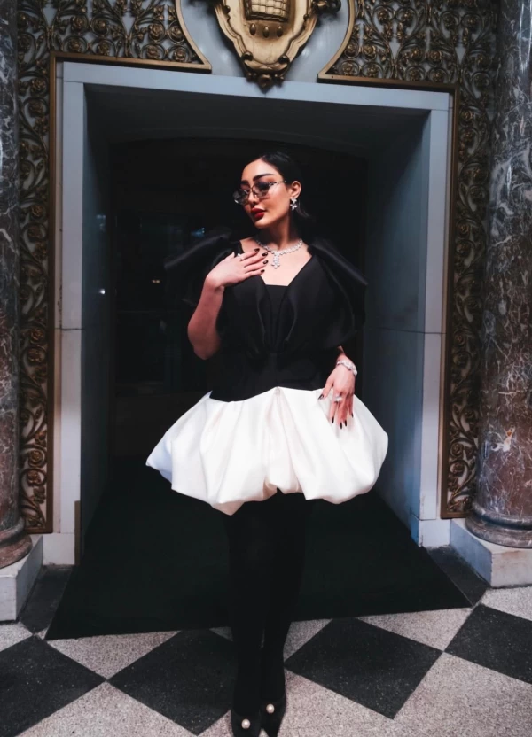 Reem Alswaidi Meets Bibhu Mohapatra During New York Fashion Week