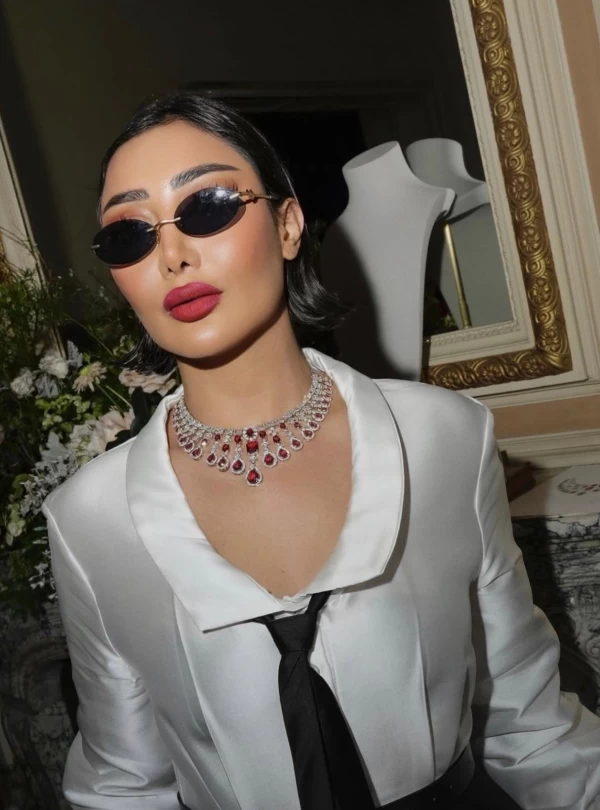 Reem Alswaidi Dazzles in Maison Antoine High Jewellery during Paris Couture Week