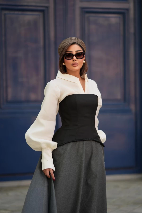 Reem Alswaidi Attends Dana Al Mulla Couture Debut Show in Paris