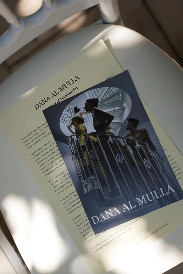 Reem Alswaidi Attends Dana Al Mulla Couture Debut Show in Paris